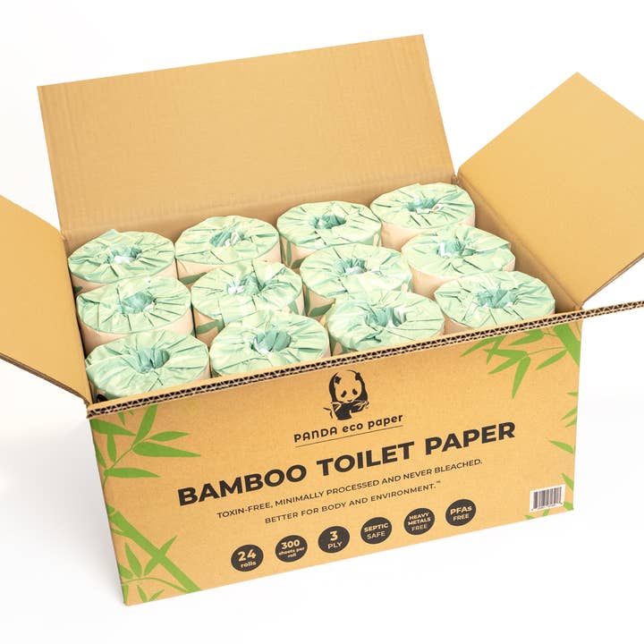 Rustic Strength - Wholesale Toilet Paper - Bamboo Toilet Paper | Truly Natural & Unbleached | Tree-Free
