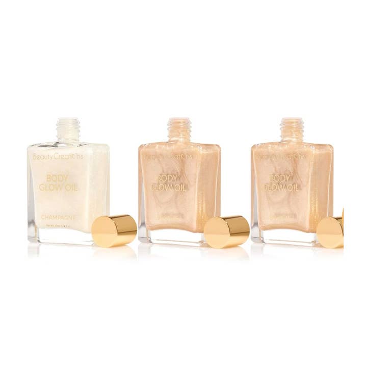 PINEAPPLE Beauty - Wholesale Bath/Body Oil - Beauty Creations GBO-DISPLAY Body Glow Oil - 12pc