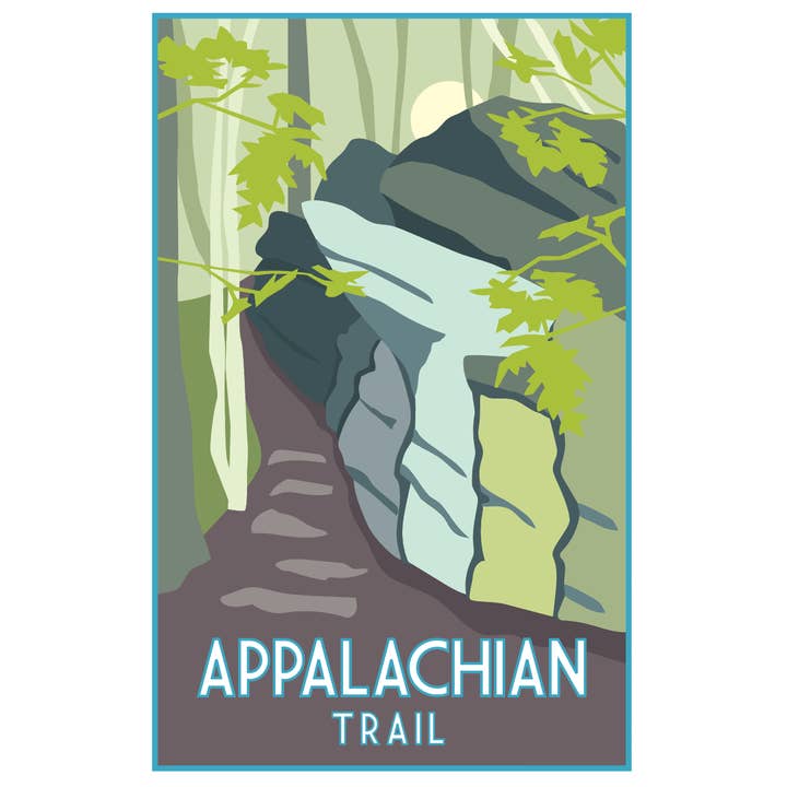 Shell Creek Sellers – Großhandel Kunstdruck – Appalachian Trail Sommer-Naturreise-Druck