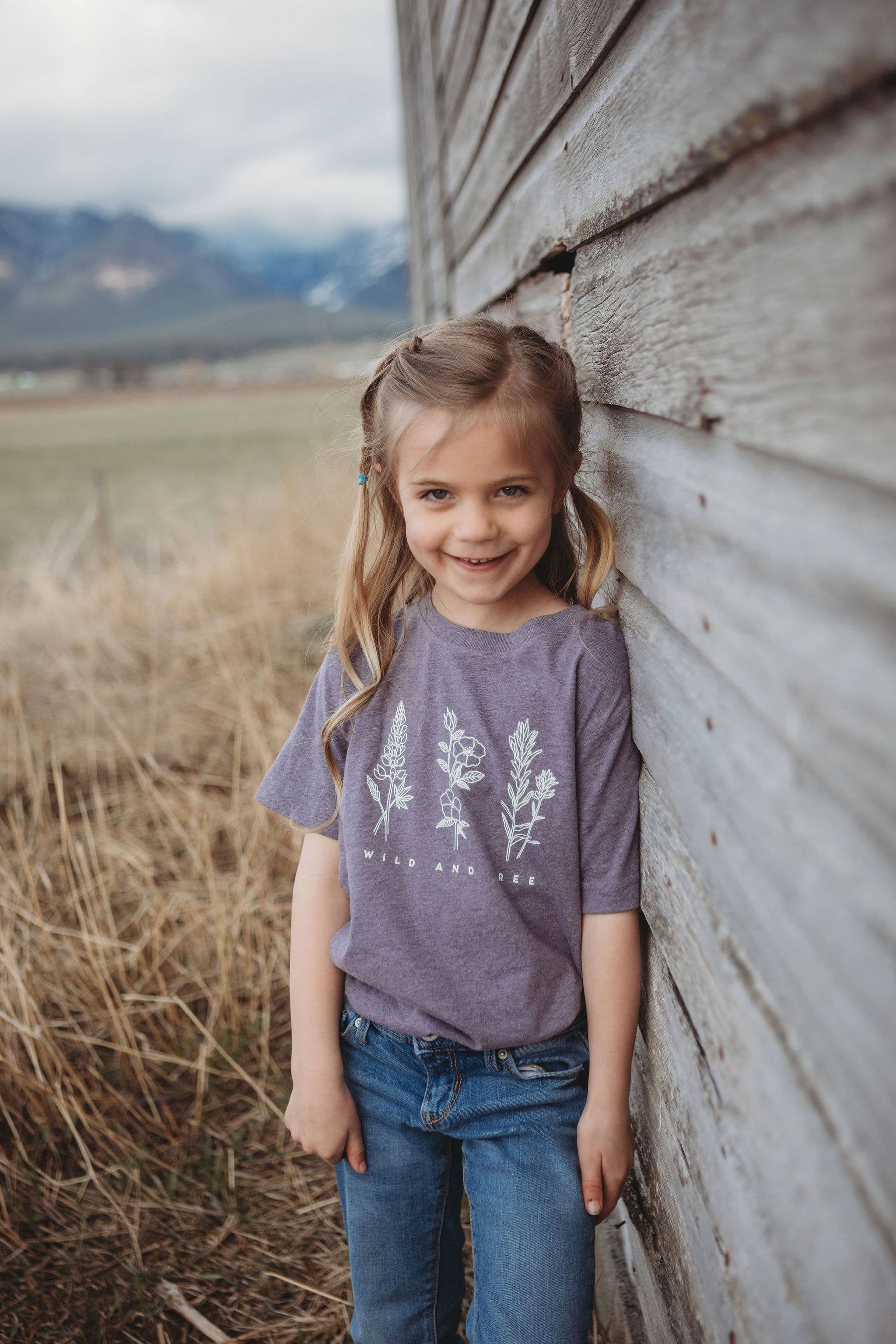 Made of Mountains - Wholesale Screen Printed T-Shirt - Kids - Wild and Free Toddler Tee2
