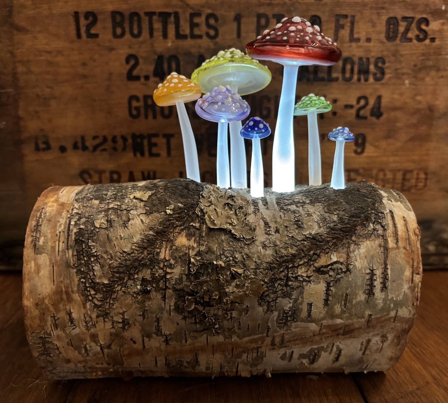 Sage Studios - Wholesale Night Light - Birch Log Lamp4