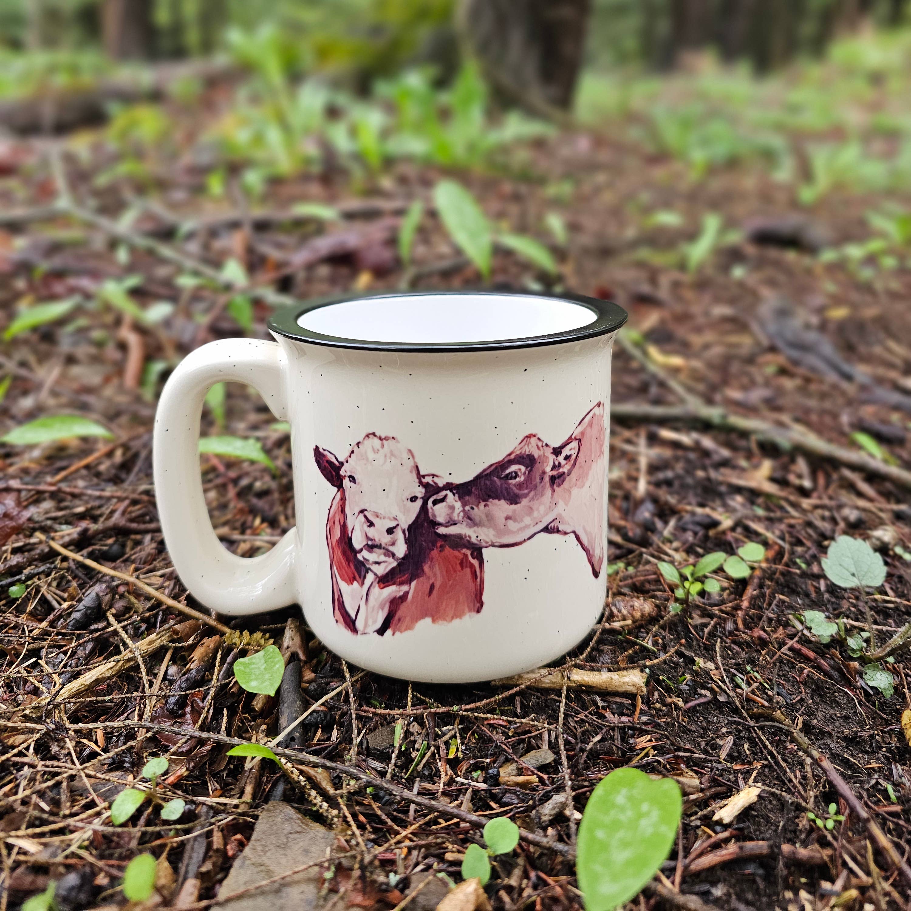 The Cranberry Finch - Wholesale Coffee Mug - Cow Kiss Mug2