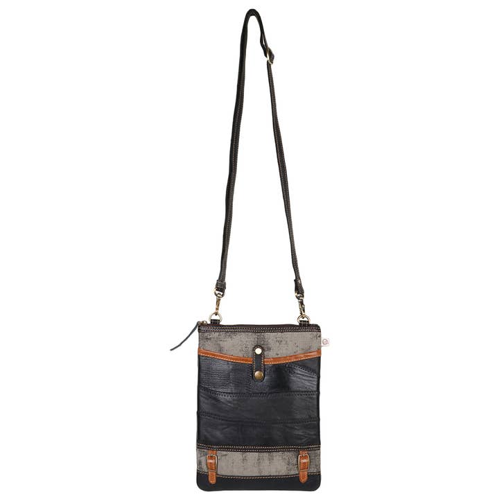Vaan & Co. - Wholesale Crossbody Bag - Unisex - Patterson Grey Crossbody1