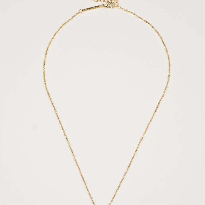 Brenda Grands Jewelry - Wholesale Jewelry Set - 18K Gold Dainty Shiny Initial Necklace - Set of 1637