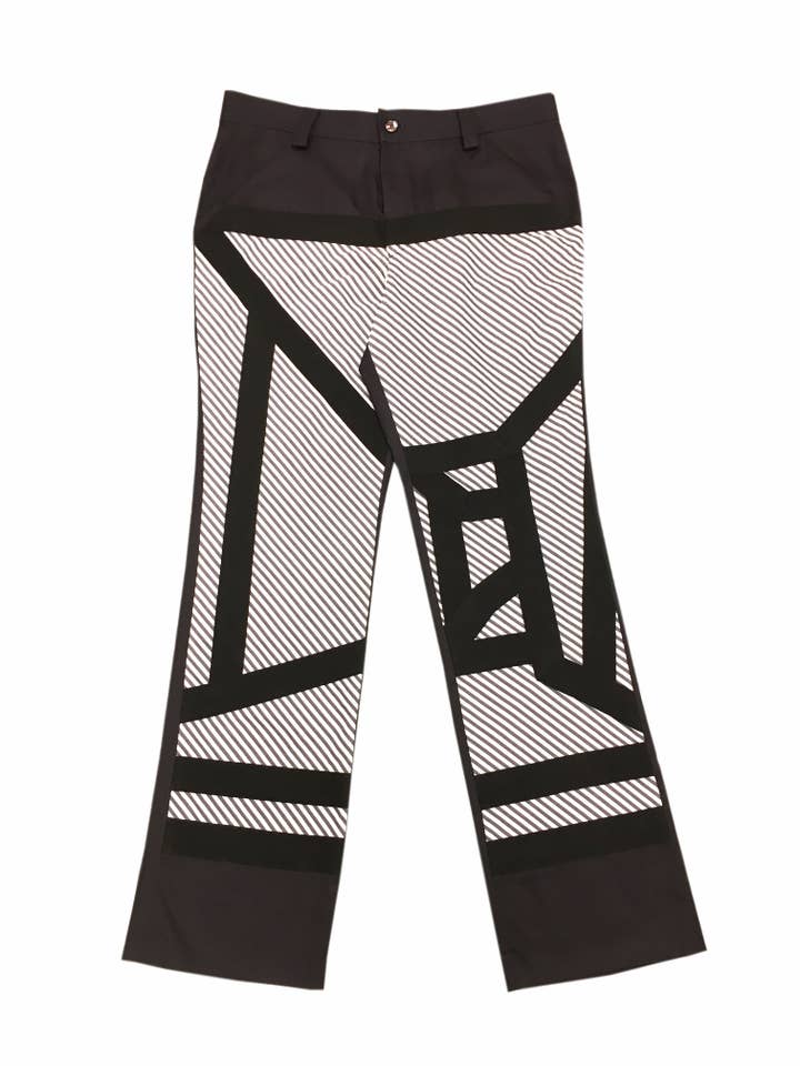 Vaqueros rayas empalmados para venta al por mayor de JOHN ZUCCA