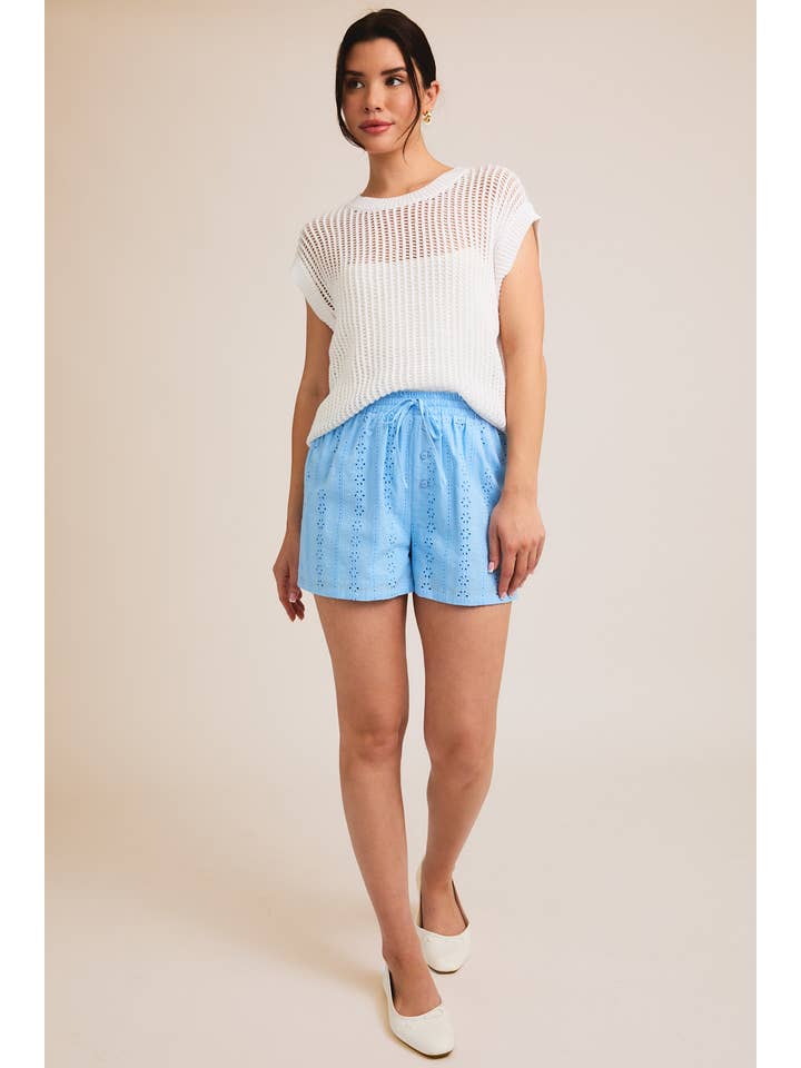 GILLI - Wholesale Shorts - Women's - EYELET BOXER SHORTS