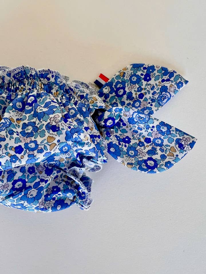 Biquíni em Liberty Betsy azul por atacado de MATHOLIE