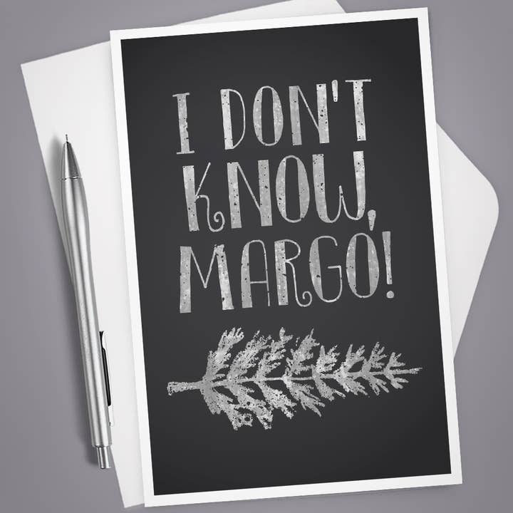 Greeting Card, I Don't Know Margo, Christmas Vacation, Funny for wholesale by Vintage Wit