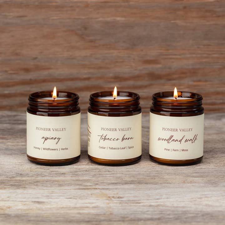 Collection de Bougies Pioneer Valley - Fait Main pour la vente par Prosperity Candle