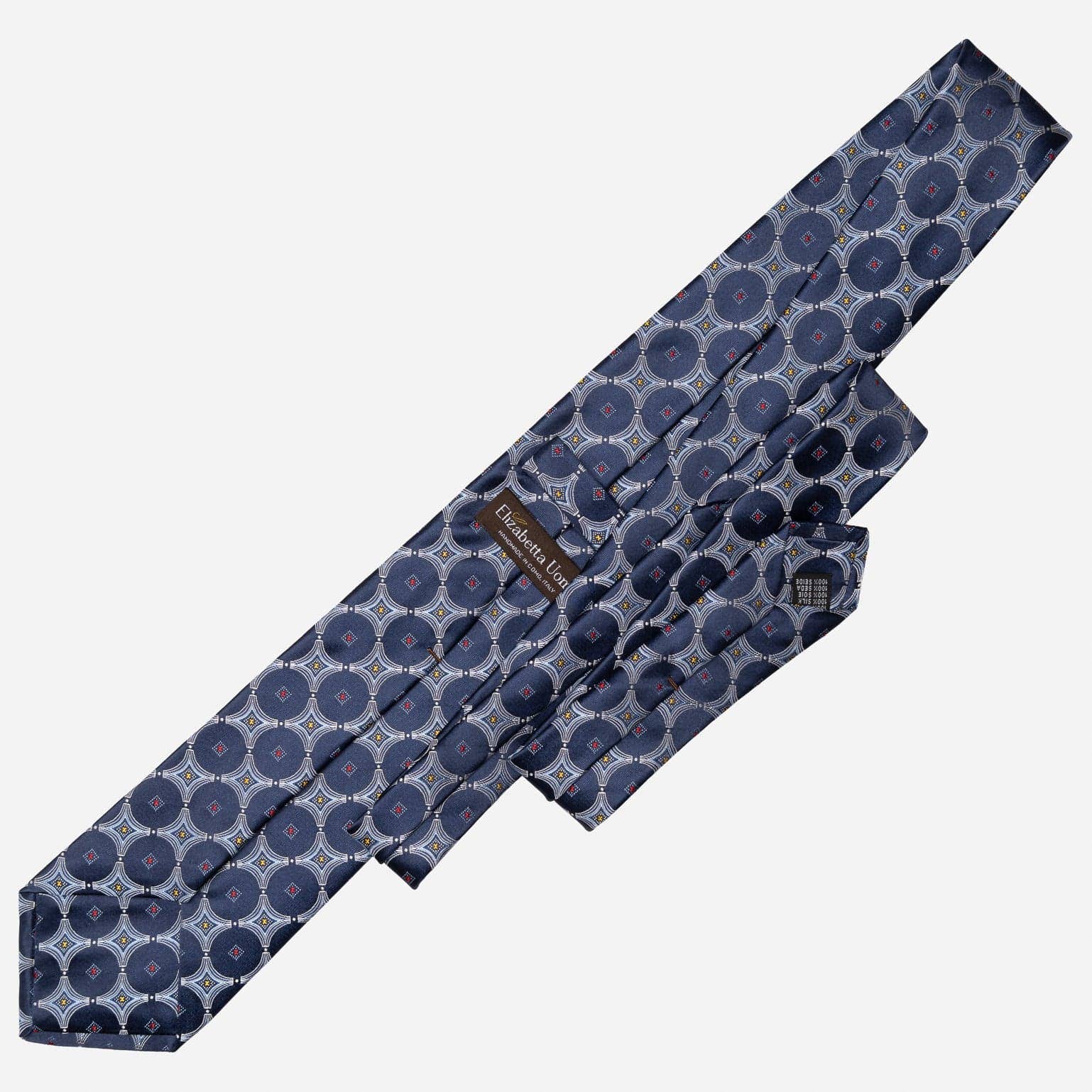 Elizabetta Made in Italy USA – wholesale Necktie – Men’s – Zuccari - Silk Jacquard Tie - Blue7