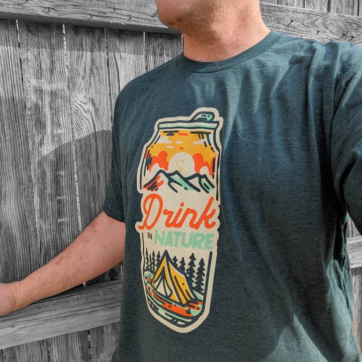 Drink in Nature T-Shirt for wholesale by Drink in Nature
