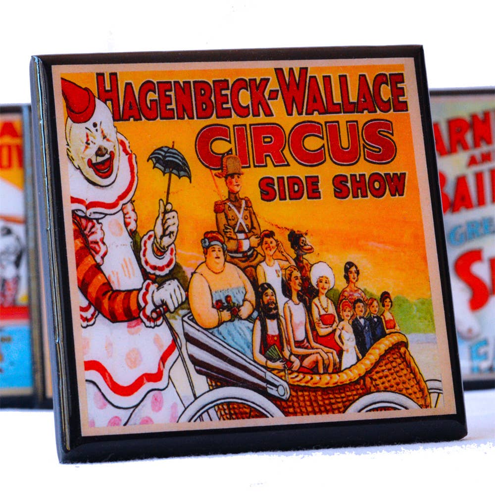 Cheltenham Road – wholesale Coasters – Circus Poster Coaster Set2