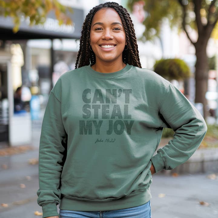 Kerusso Womens Sweatshirt Can't Steal Joy for wholesale by Kerusso