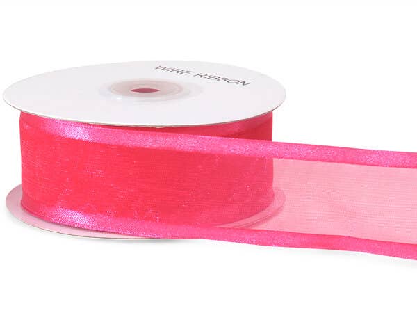 Nashville Wraps - Wholesale Ribbon - Gift Wrapping - Wired Satin Edge Sheer Ribbon13