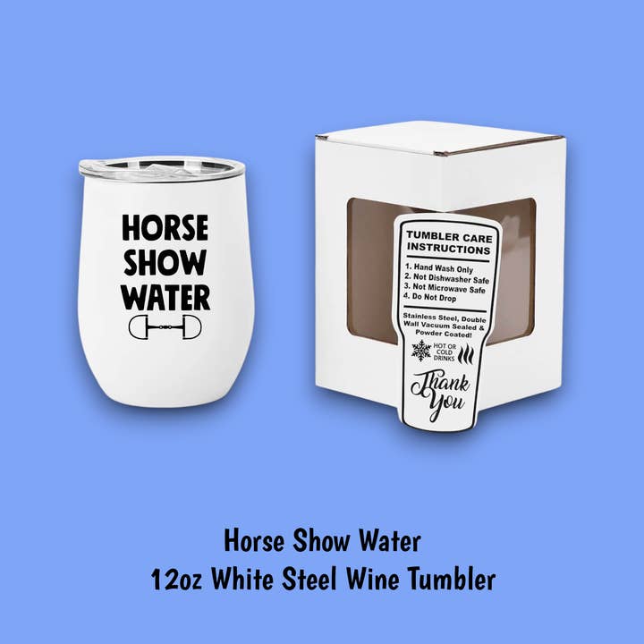 Equine & Design, LLC - Wholesale Insulated Mug/Tumbler - Horse Show Water Steel Wine Tumbler8