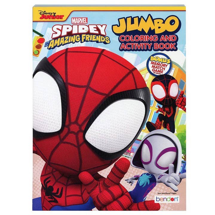 Deluxe Import Trading - Wholesale Coloring & Activity Book - Kids & Baby - Spidey & Friends 80 Pg Coloring Book