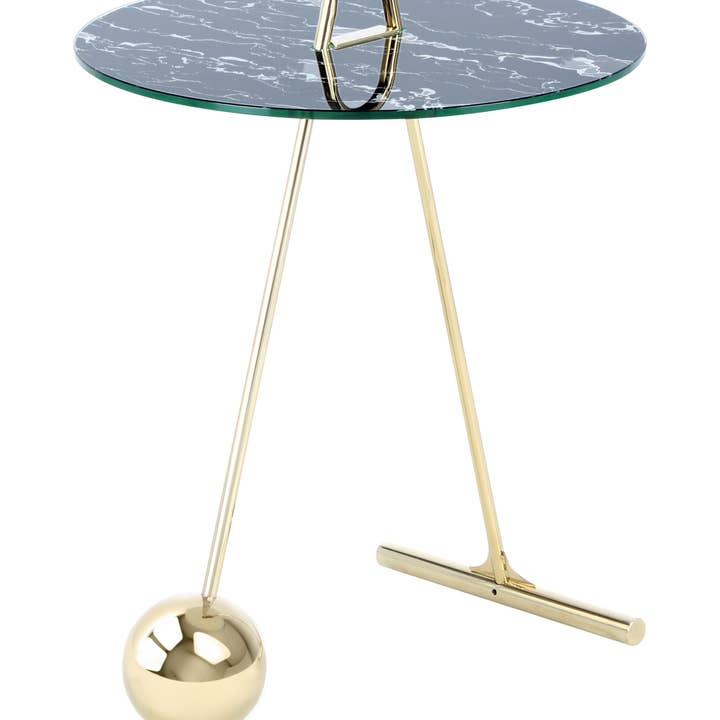 Pendulum 525 Side Table Gold/Black for wholesale by Vivorum