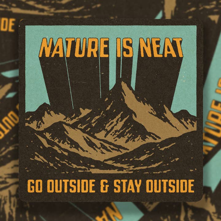 Autocolante de Vinil "A Natureza é Fixe" por atacado de SheeleyCo