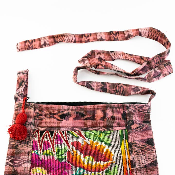 Lumily - Wholesale Crossbody Bag - Women's - Samara Up-cycled Huipil Corte Purse - Guatemala6