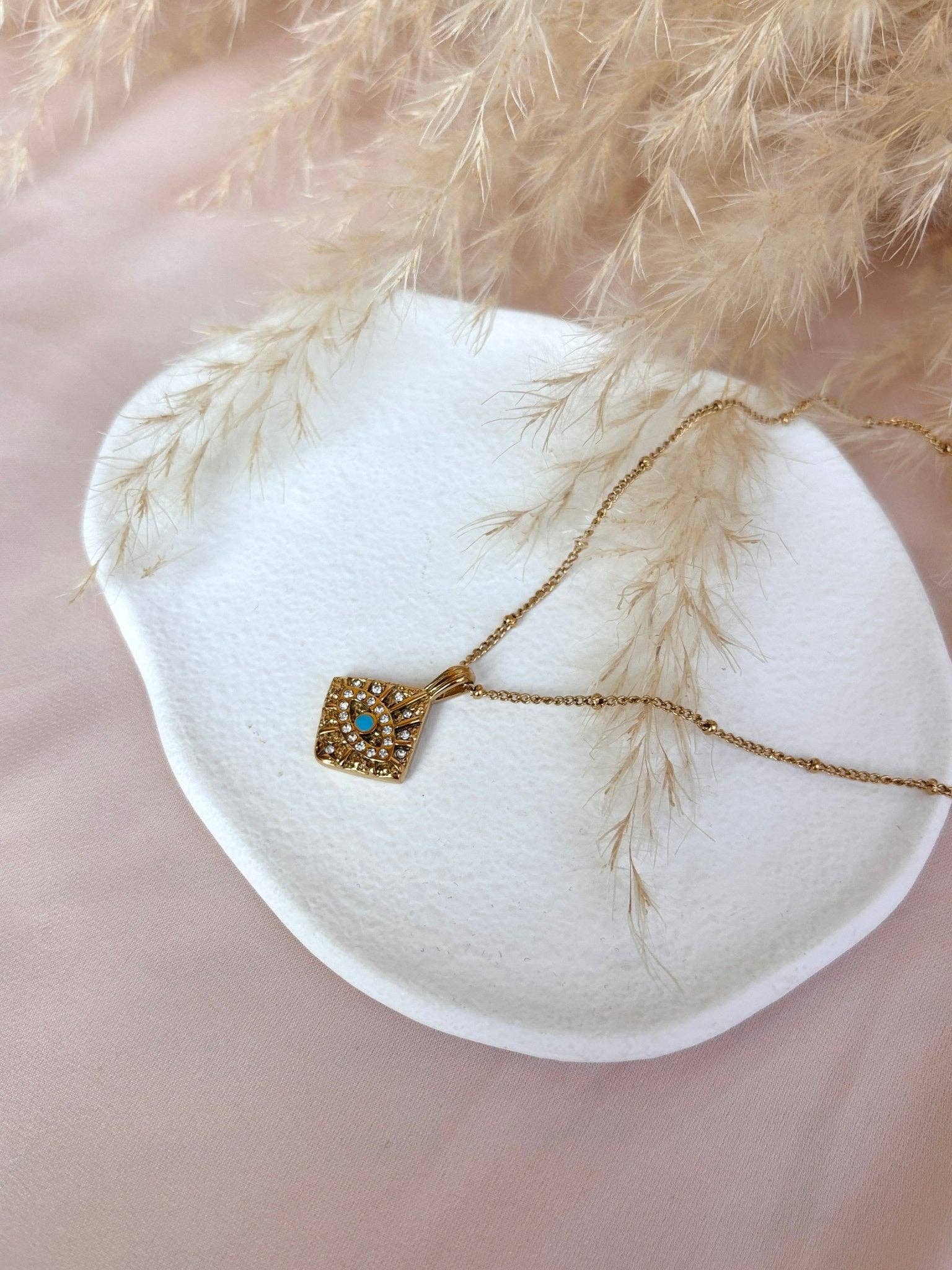 DUESTELLE ITALIA - Wholesale Pendant/Charm Necklace - Blue Guardian - Necklace with protective eye4