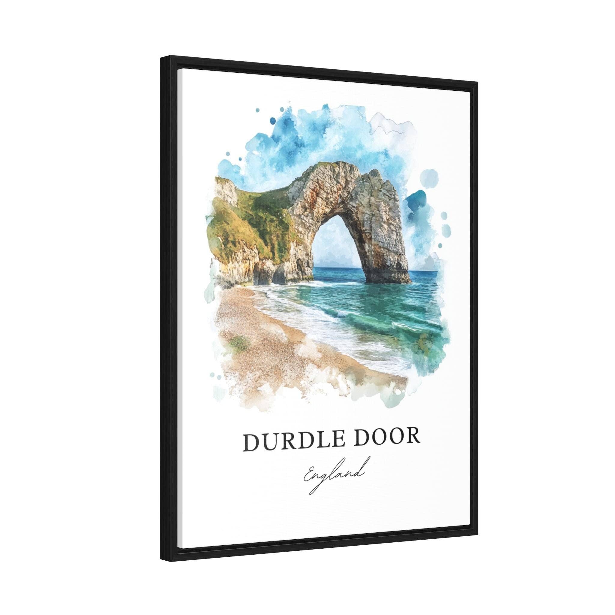 Premium Travel Art - Wholesale Art Print - Durdle Door Wall Art, Lulworth Print, Dorset England Watercolor Art, Durdle Door Gift, Travel Print, Travel Poster, Housewarming Gift6