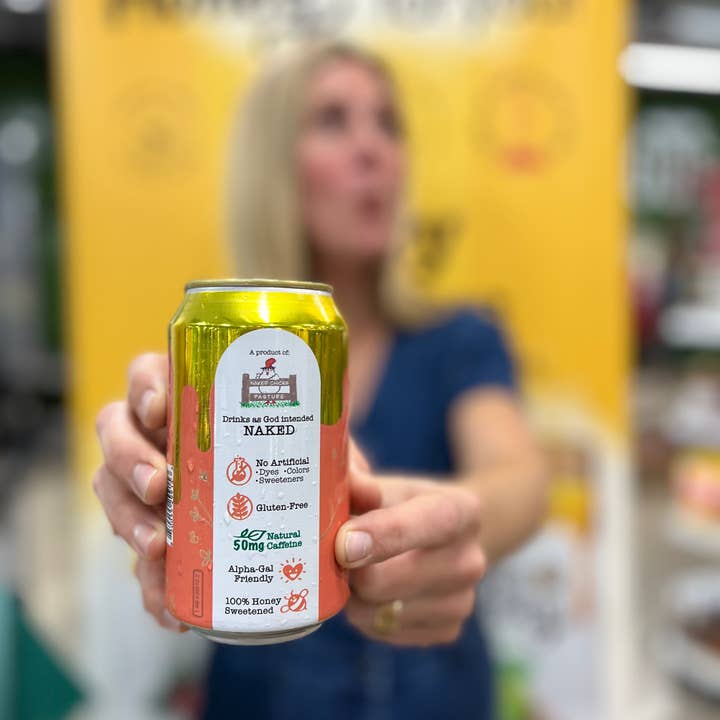 Yes Honey - Wholesale Soda/Carbonated Drink - Yes Honey - 100% Honey Sweetened Soda - Peach Vitality5