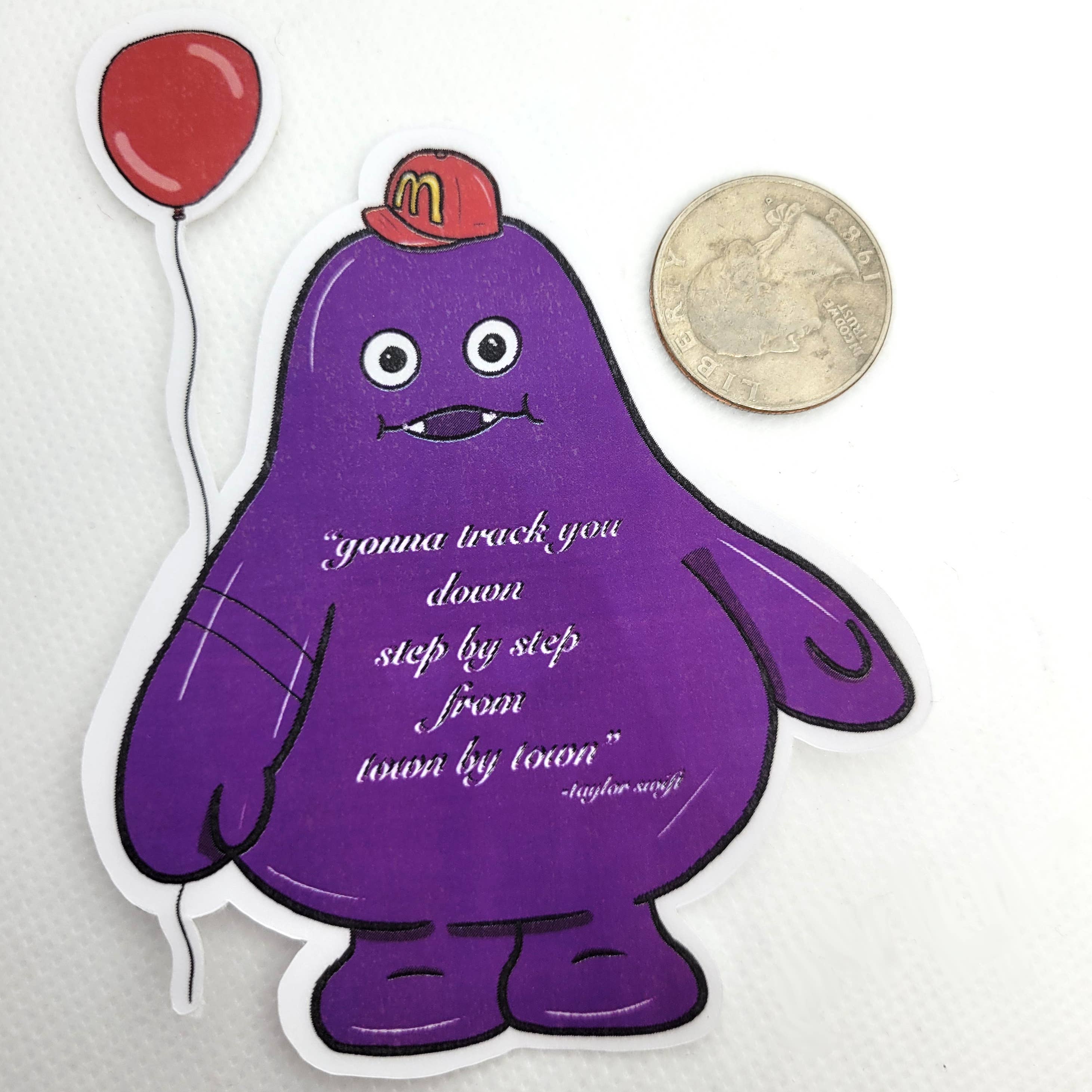 McStuffies, PhD - Vendita all'ingrosso Adesivo - La smorfia è karma