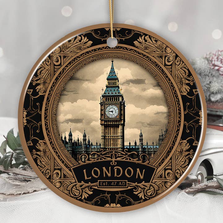 Vintage Victorian Style Big Ben Ornament, London Souvenir and other Purchase Wholesale small gold frames. Free Returns & Net 60 Terms on Faire trending on Faire.