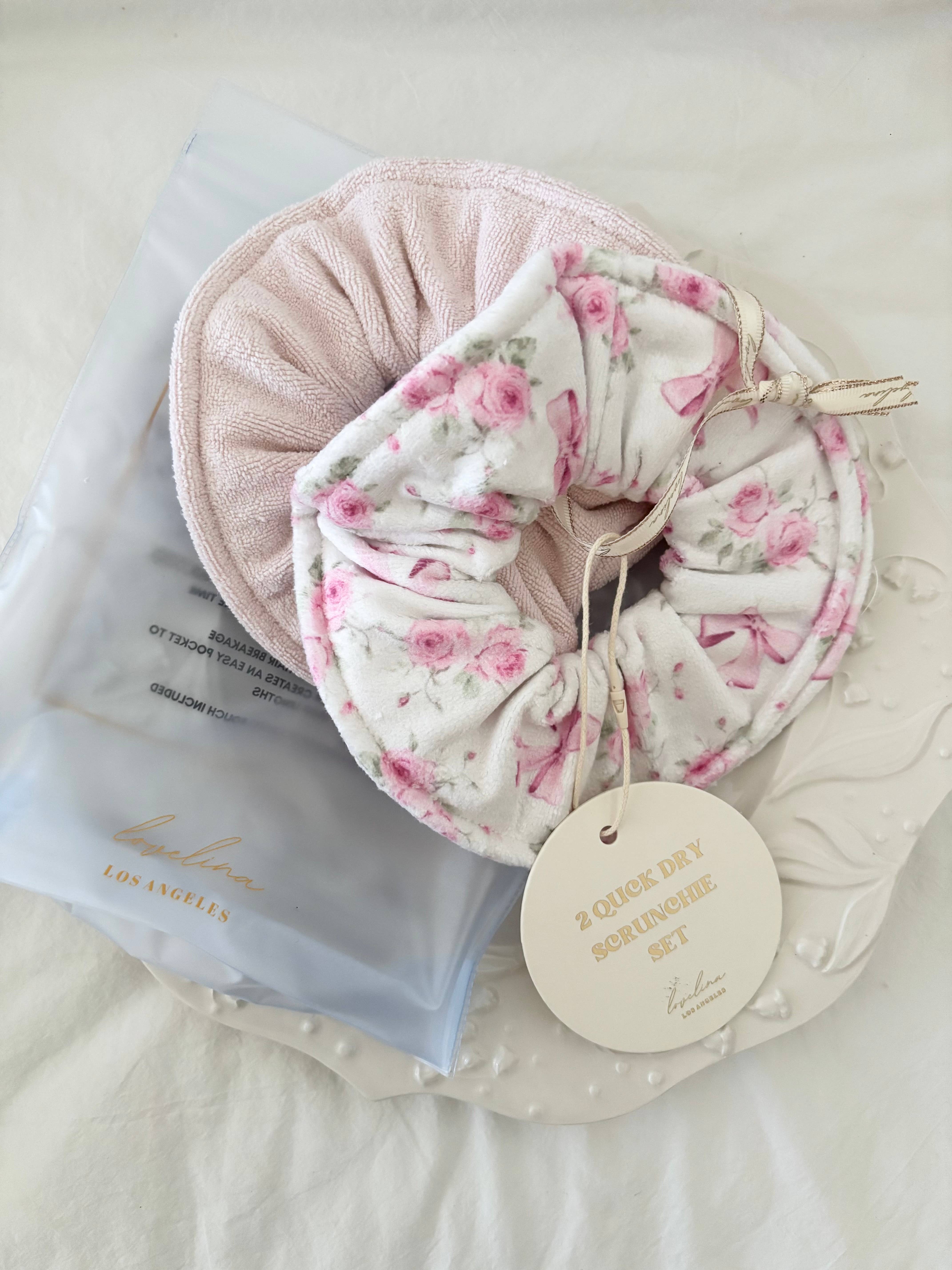 LoveLina - Wholesale Scrunchie - Women's - Quick Dry Jumbo Hair Towel Scrunchies (GORZA)0