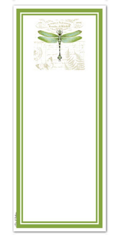 Alice's Cottage – Bloco de notas por atacado – Bloco de Notas Magnético 14-475 Libélula1