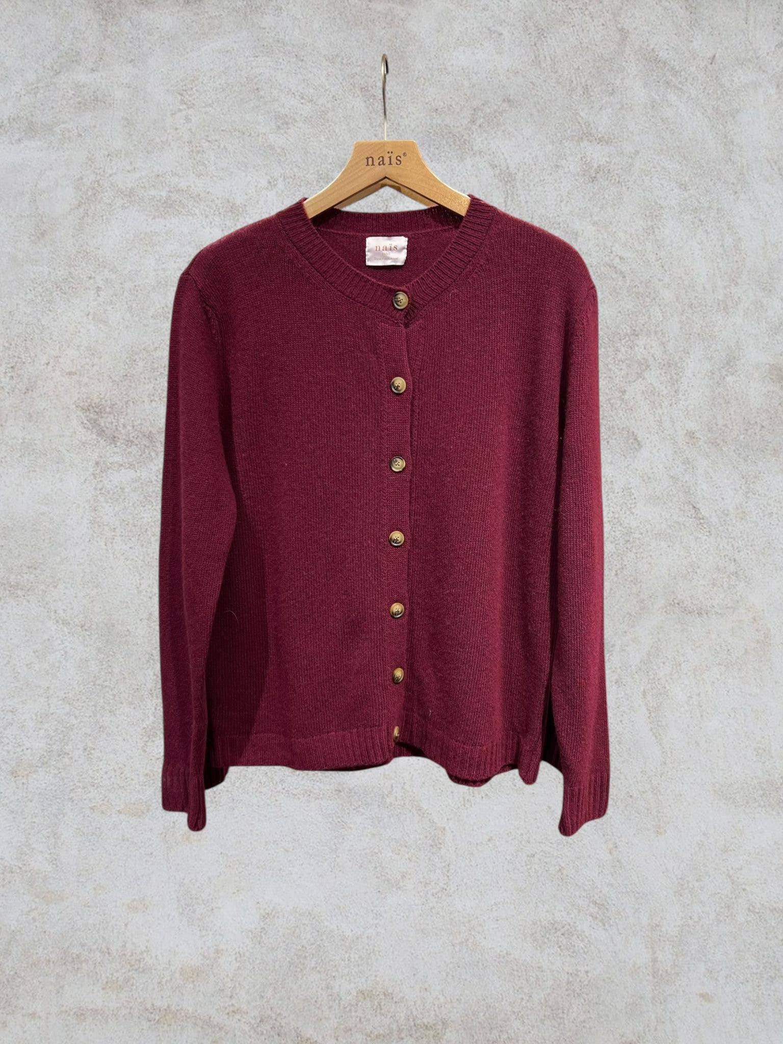 NAÏS PARIS - Wholesale Cardigan - Women's - Crew neck cardigan 100% extra fine merino wool16