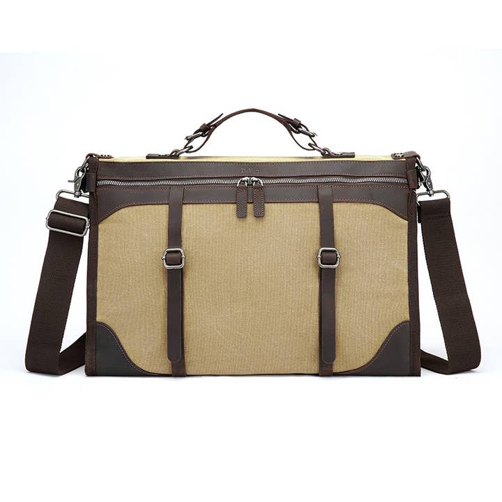 Canvas Messenger Bag MB 606 Mustard for wholesale by Davan