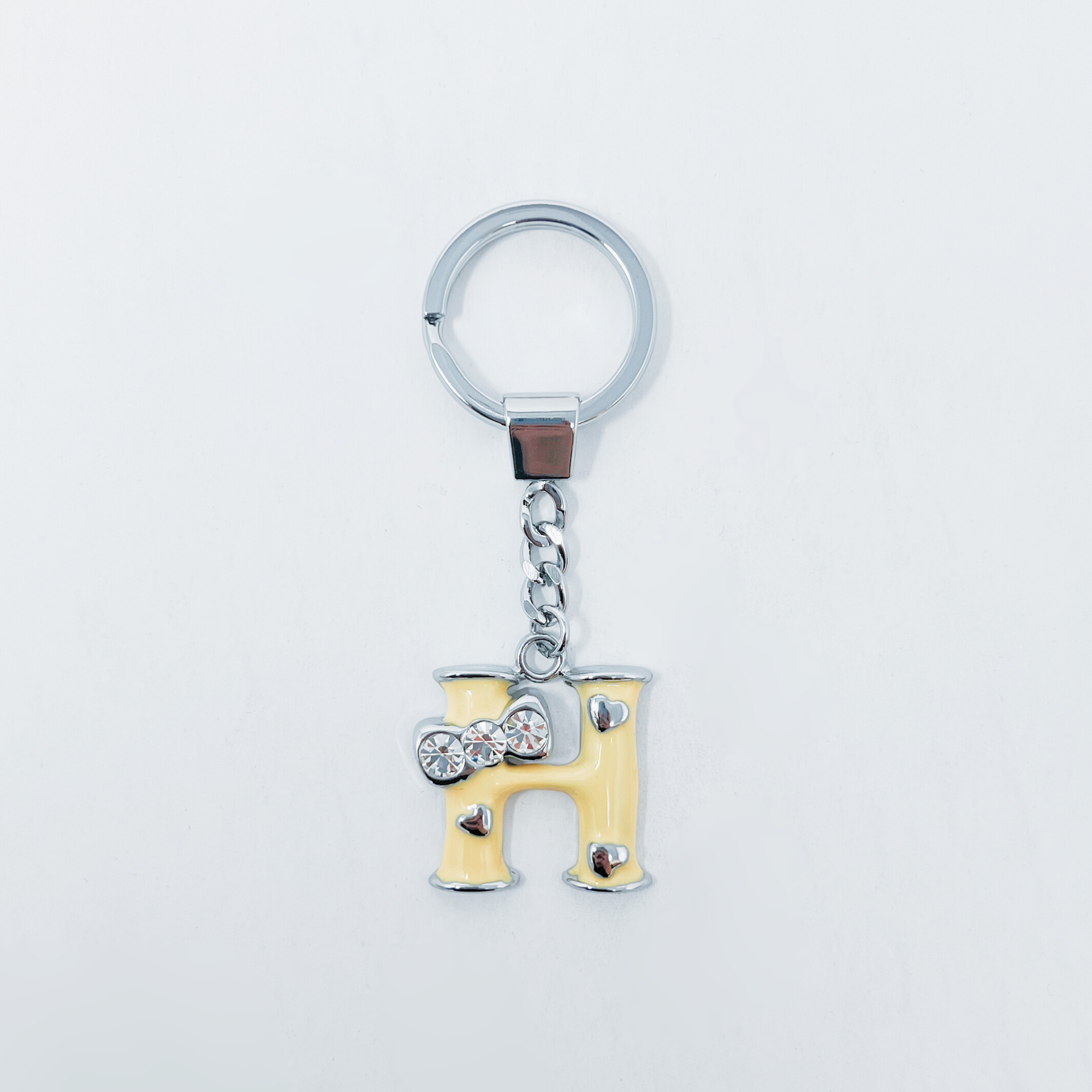 Rucci Professional - Wholesale Keychain – Unisex - KC Keychain with G-H-I Initials4