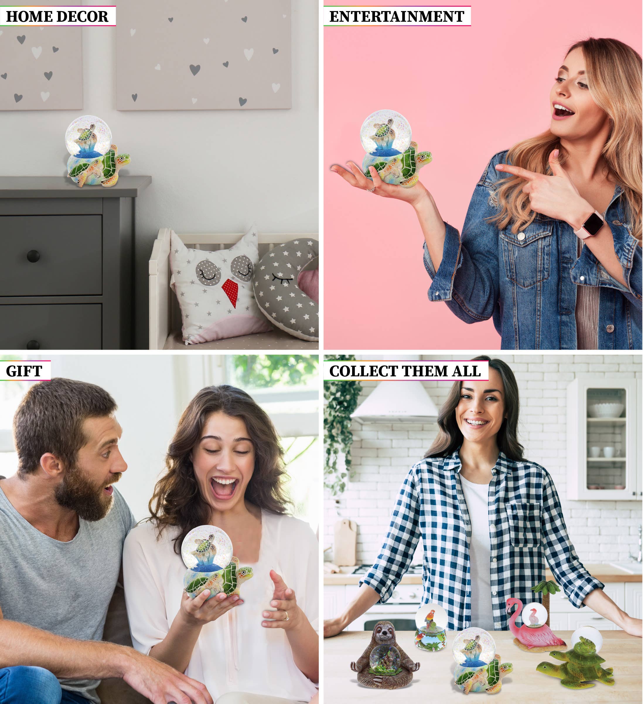 Cota Global - Wholesale Snow Globe - Snowglobe - Green Sea Turtle Egg 65Mm2