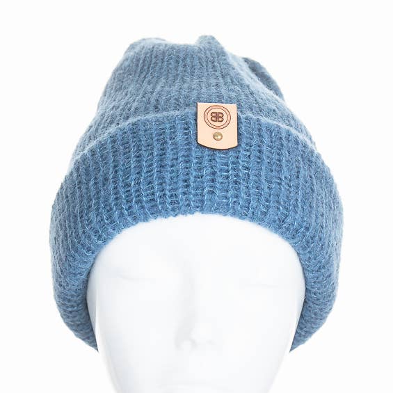 STEEL BLUE 25 (COLLECTIE ZIJDE & ALPACAMIX) voor wholesale door Beanie Buddy