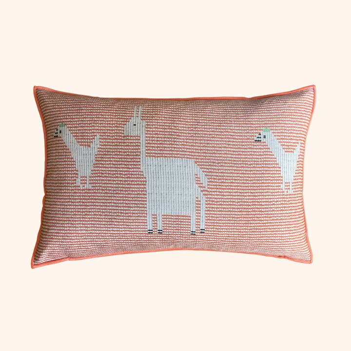 Didi Kissen - Orange & Weiß für den Großhandel von Amechi