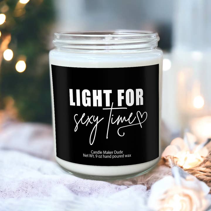 Candle Maker Dude - Vendita all'ingrosso Candela in vasetto - Candela Light for Sexy time, candele volgari, regali sporchi per lui, regali per fidanzati, candele sessuali, regali per San Valentino, regali divertenti per il giorno di San Valentino