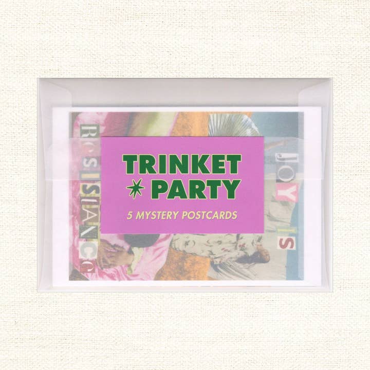 Trinket Party - Wholesale Postcard Set - Mystery Postcards Set