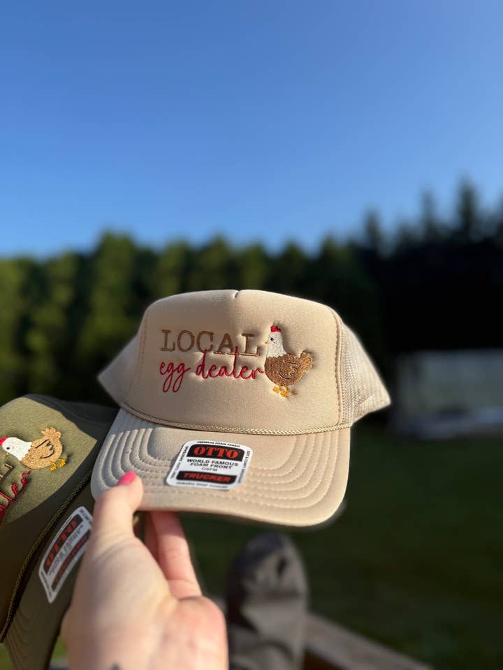 Local Egg Dealer Hat for wholesale by Moonshine & Co.