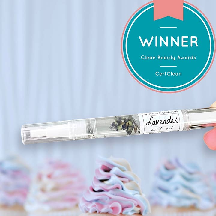 Greenmade goods - Wholesale Cuticle Oil - Cuticle Oil 6 Slot Display + 12 Lavender, Jasmine, Rose Pens3