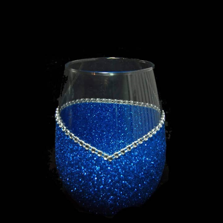 WineyBitches.Co - Wholesale Wine Glass - Valentine Schmalentine – Bling Glitter Glass Wine Glasses (Anti-Valentine’s Day Collection)16