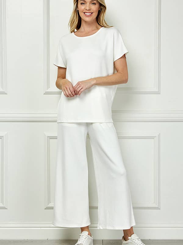 T3733 Dolman Soft Lounge Top for wholesale by See and Be Seen