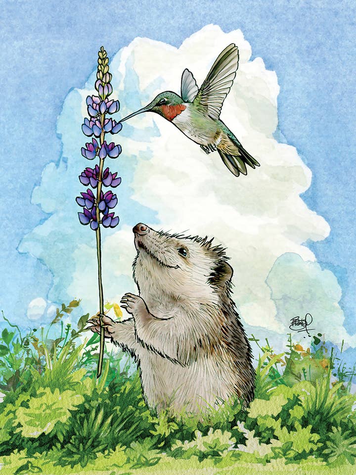 Helping Hand #352 - vertical for wholesale by Shawn Braley Illustration