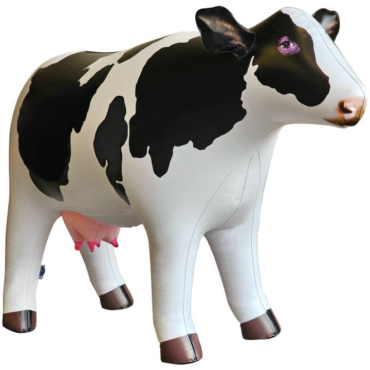 Jet Creations Inc. - Venta al por mayor Vinilo para fiestas - Vaca inflable, 37 pulgadas de largo