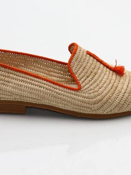 Tazrart Raffia Loafer for wholesale by Steraraffia