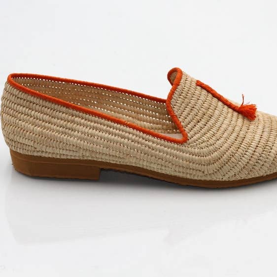 Tazrart Raffia Loafer for wholesale by Steraraffia