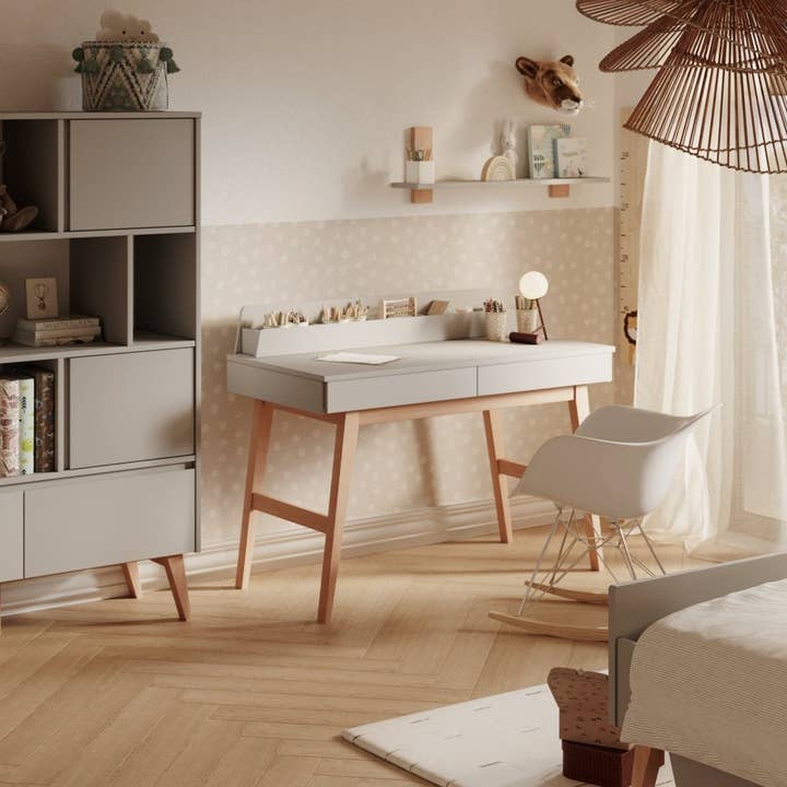 SCANDINAVIAN STORIES by MARTON - Wholesale Bookcase - Sara additional door to a wide bookcase, White color5