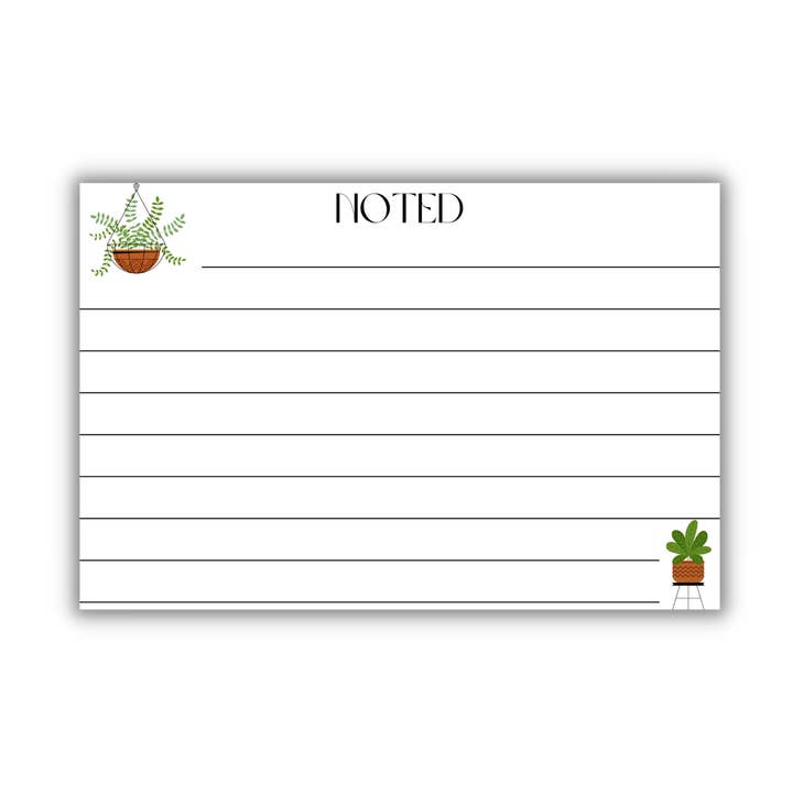 Bloc de notas de plantas modernas para venta al por mayor de Western Fancies