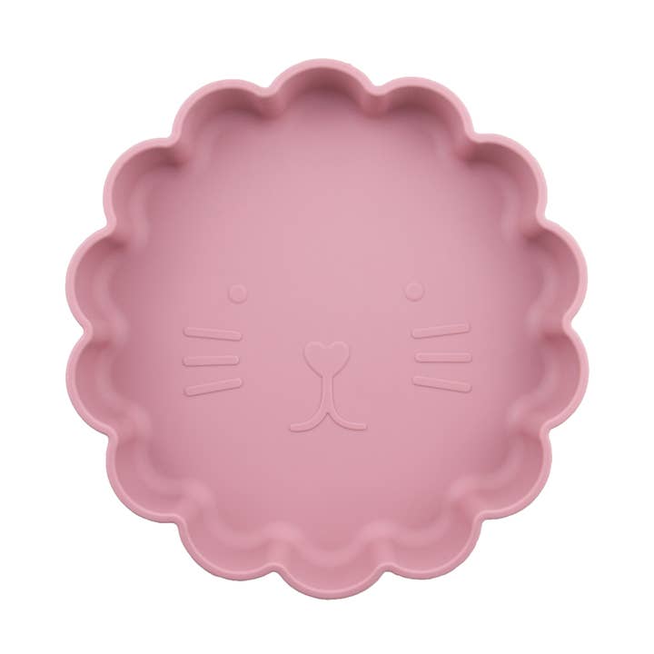 Dunkelrosa Silikonteller Katze Cathy für den Großhandel von ChoO