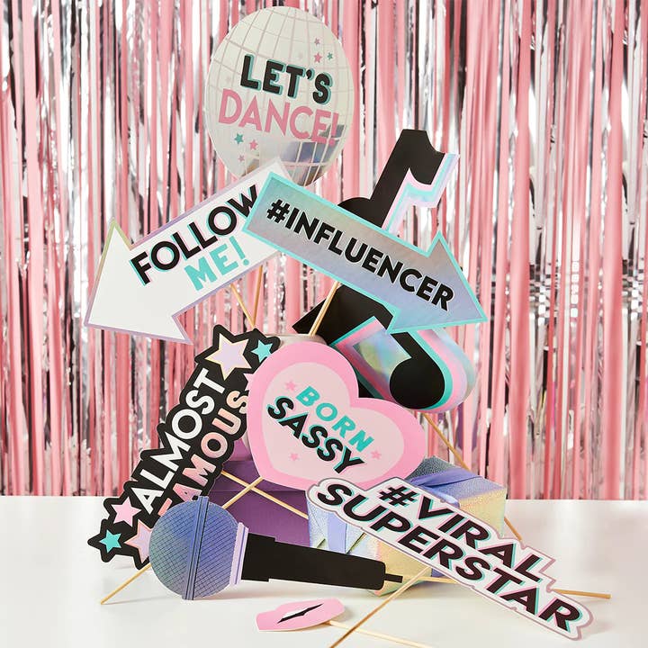 Let'S Dance Photo Props 10 Pack for wholesale by Hootyballoo by Club Green